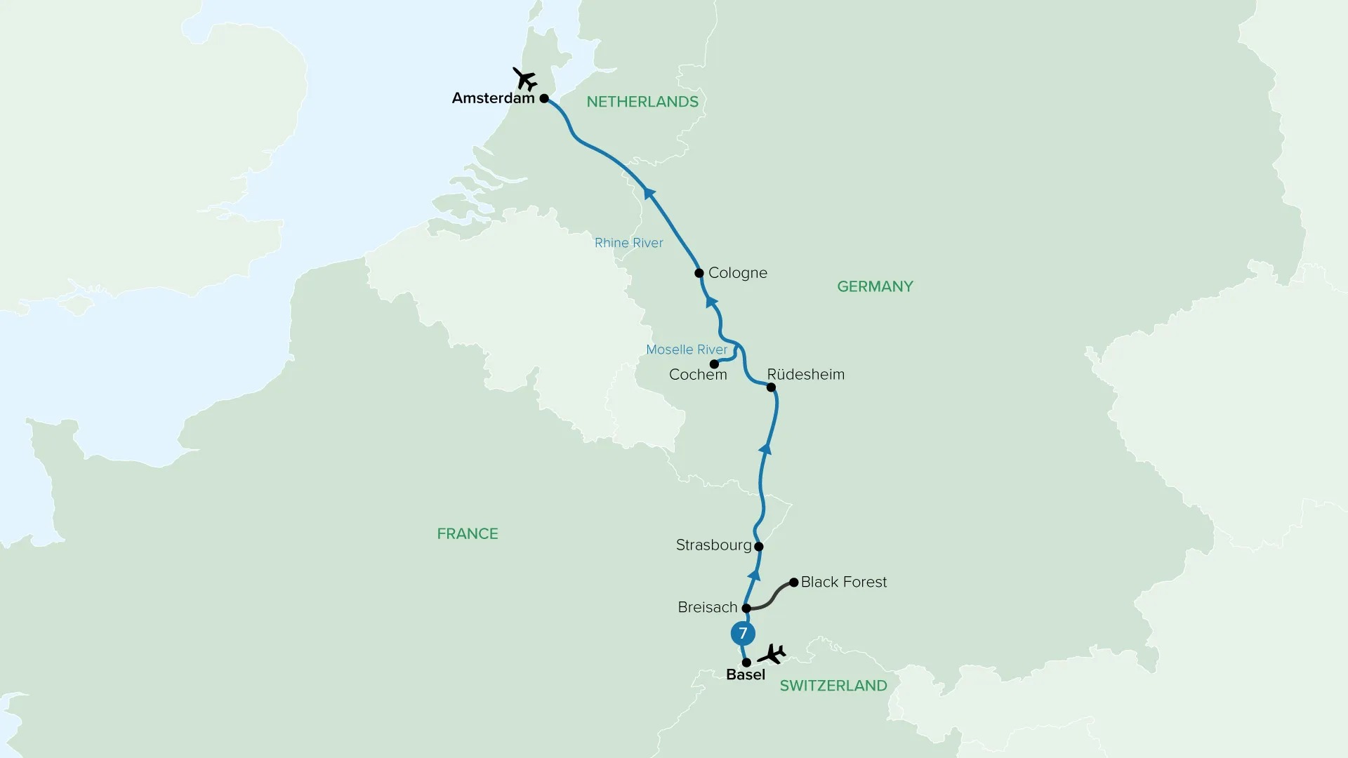 The Rhine and Moselle